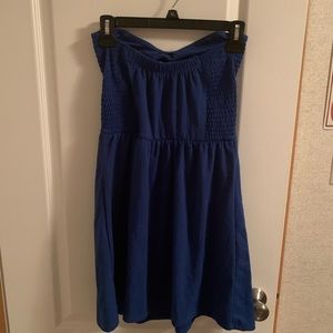 2/$20 Strapless blue dress